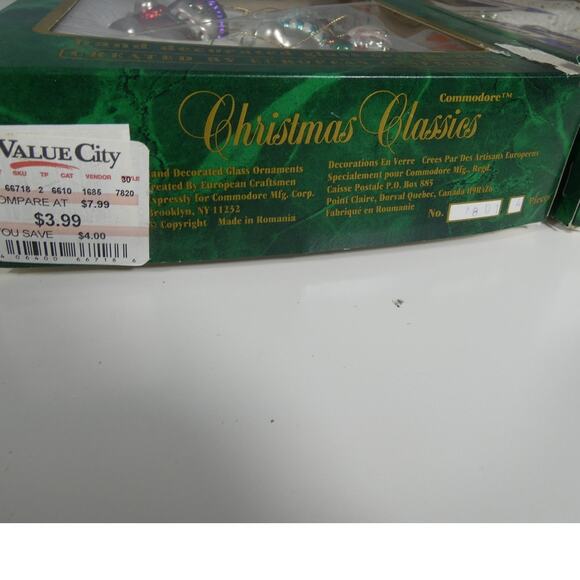 Vintage Christmas Classics Hand Decorated Glass Ornaments Snowman Cars - Picture 5 of 5